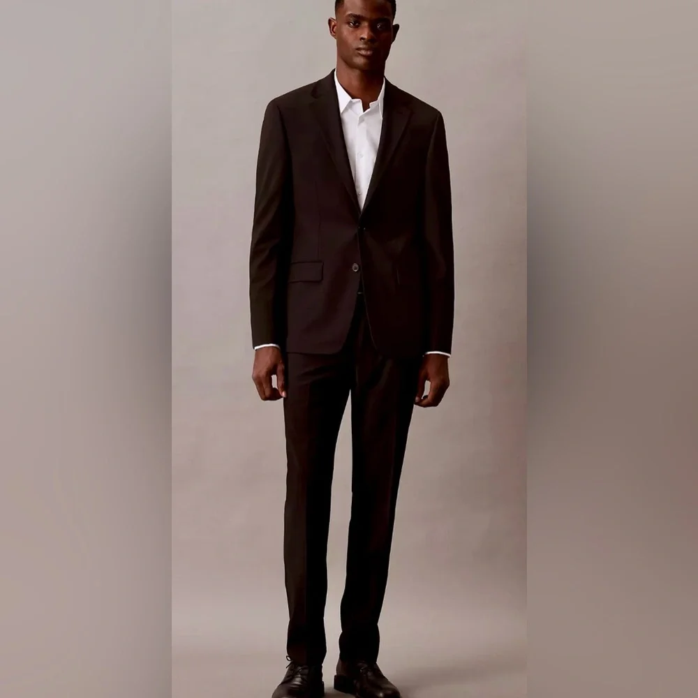 🕶️CALVIN KLEIN🕶️MENS BLACK DRESS SLACKS 40X32 NWT!!!